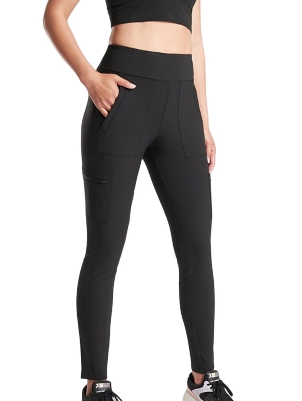 Athleta Headlands Hybrid Cargo Tight Hiking Pants Women Size 2 Stretch 153397-00